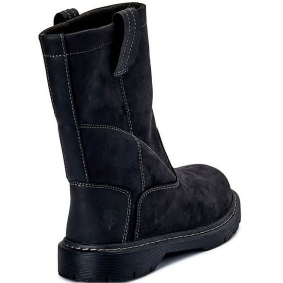 NEW‎ Herman Survivors Men's Theo Pull On Steel Toe Work Boots Black Size 14 & 9 - Picture 3 of 7